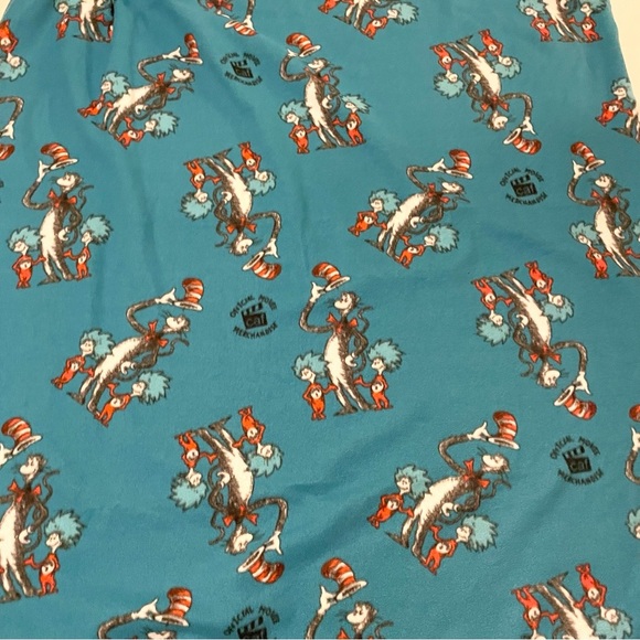 2003 Cat in the Hat Dr. Seuss Blanket 82” x 58” - Picture 1 of 16